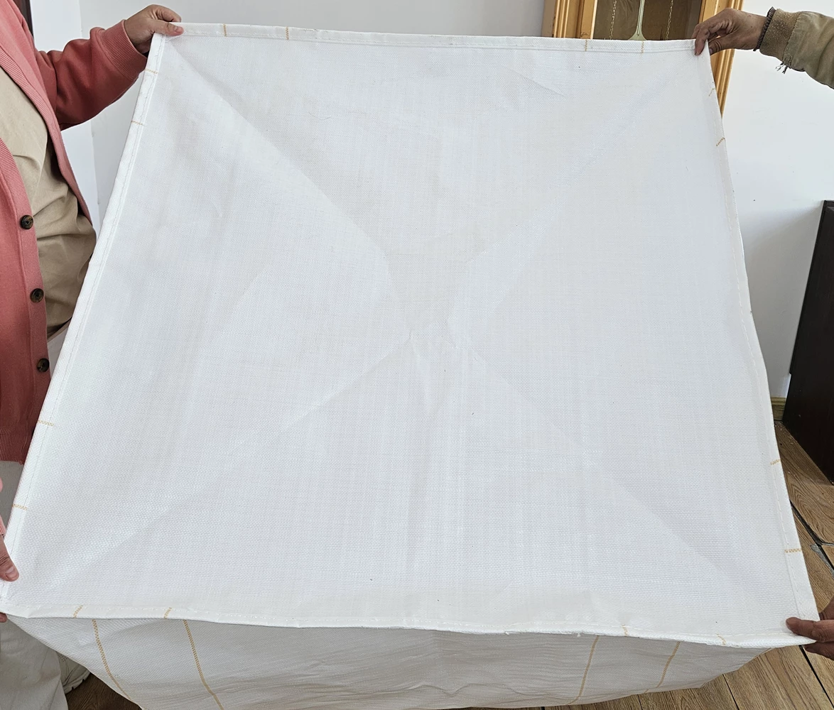 Uncoated Open-Top Sand Container Bag with Cross-Corner Loops — detail view 2