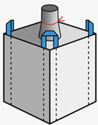 Flat-Base Tubular Bag for Sand and Fertilizer Packing — detail view 2