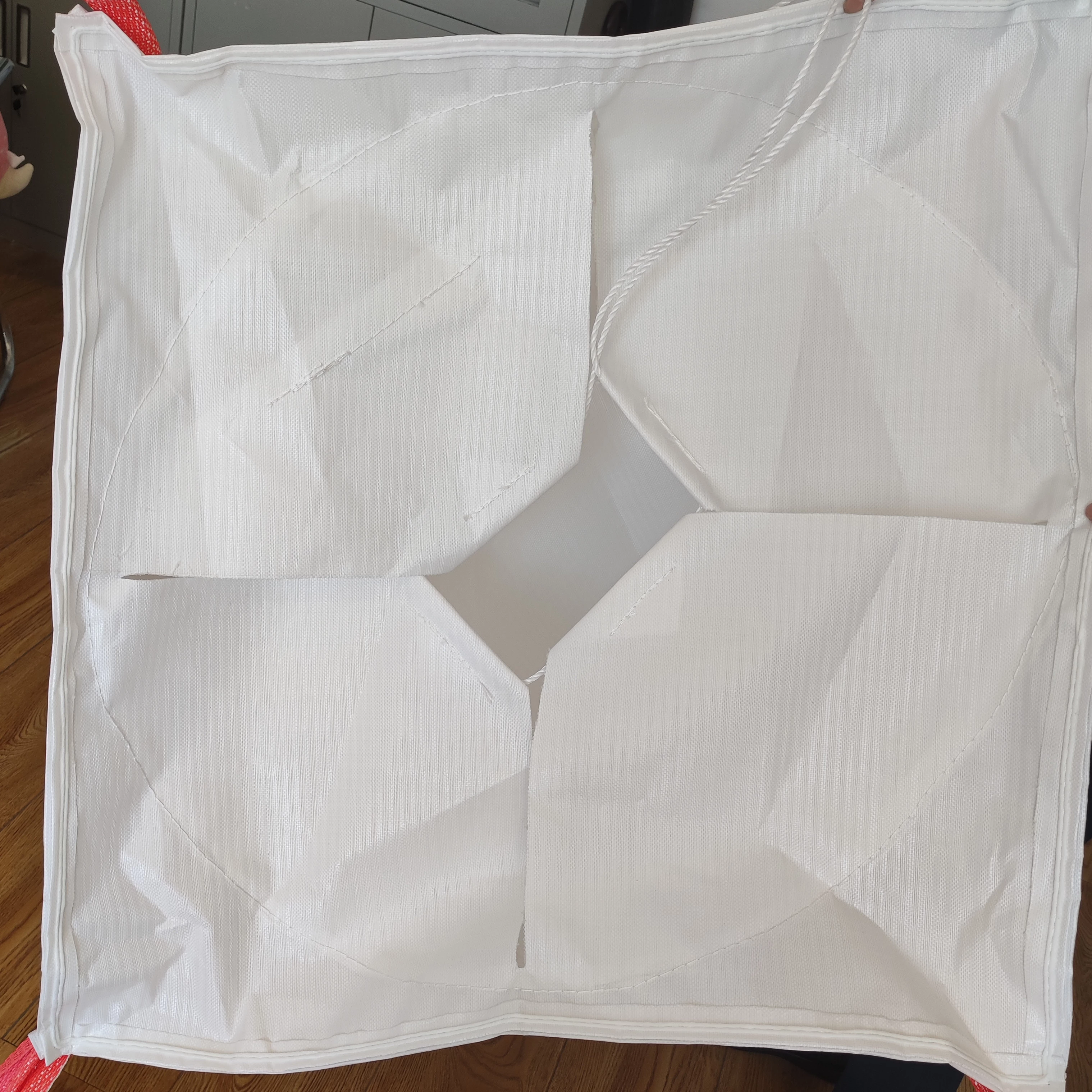 Custom-Size Chemical Powder PP Bag with Side-Seam Loops — detail view 3