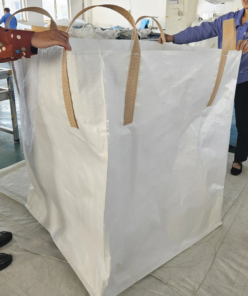 Open-Top Tubular FIBC 95 x 95 x 110cm with Flat Base — detail view 5