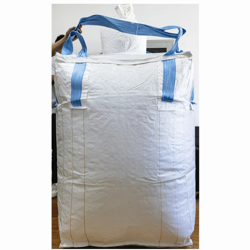 Tubular Kaolin Bulk Bag with Cross-Corner Loops — detail view 1
