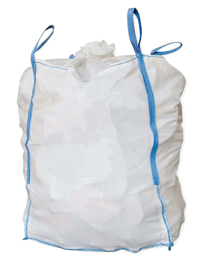 Uncoated White Construction Bulk Bag with a Fill Spout — detail view 6
