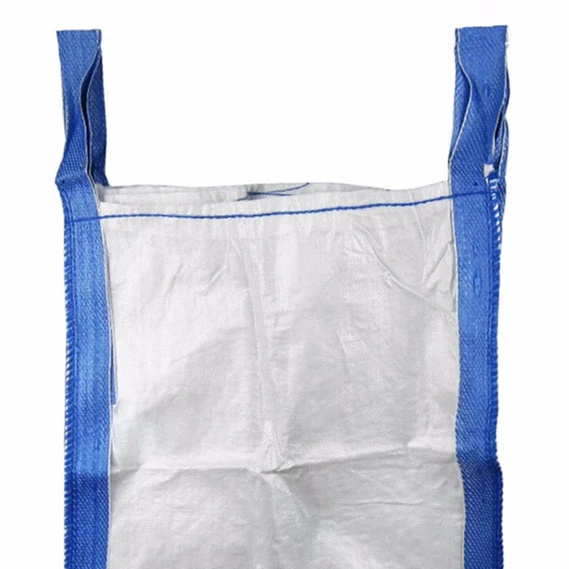 70x70x60 White Tubular Sand FIBC with Side-Seam Loops — detail view 2