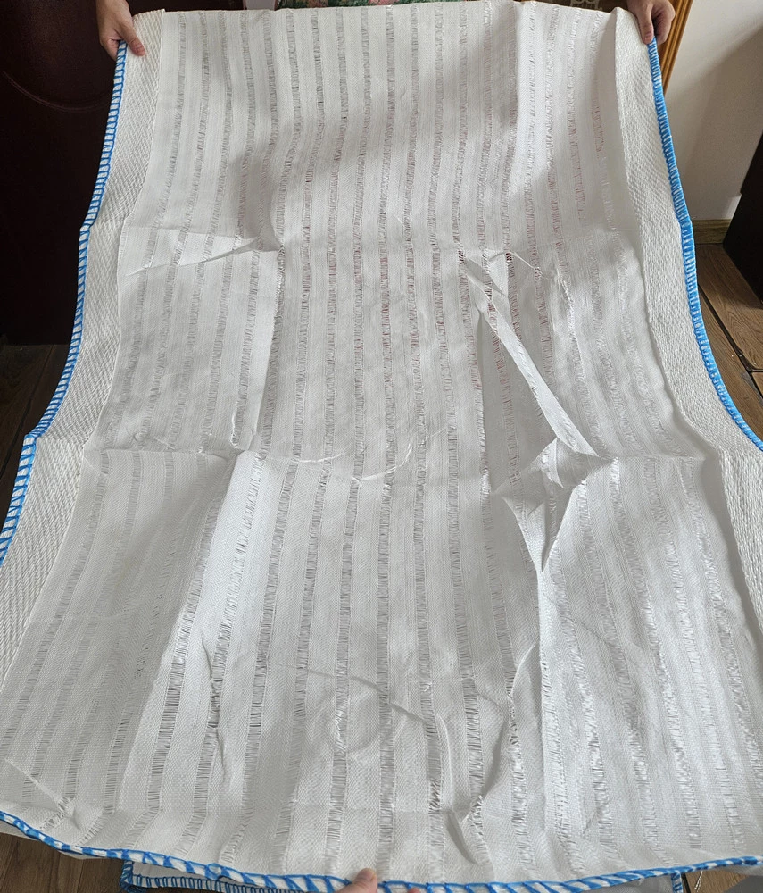 Uncoated Mesh FIBC 90 x 90 x 160 with Duffle Top — detail view 5