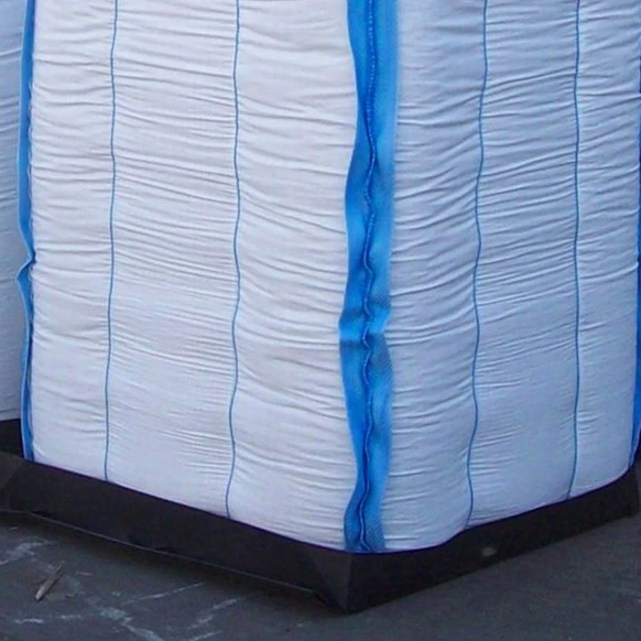 95x95x130 White Baffle Container Bag with Filling and Discharge Spouts — detail view 3