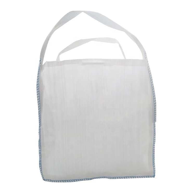 Two-Loop White U-Panel Bulk Bag with Filling Skirt — detail view 1