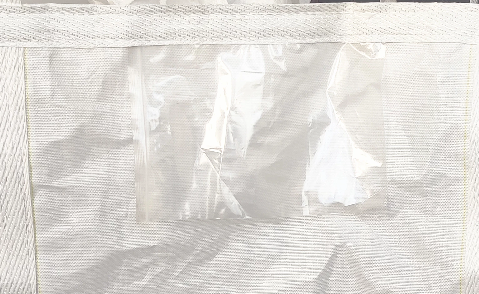 White U-Panel PP Jumbo Bag with Cross-Corner Spout Configuration — detail view 2