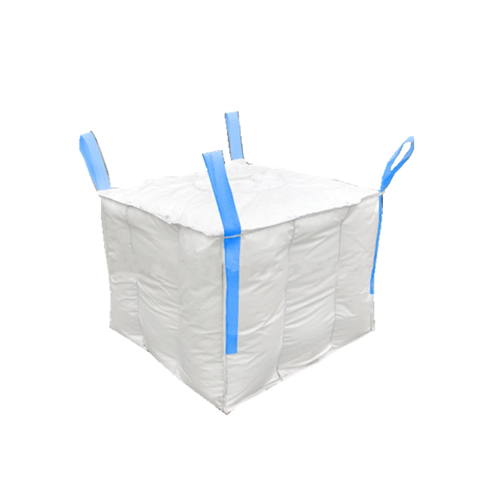 Uncoated Virgin PP Baffle Bag for Cement with Side-Seam Loops — detail view 1