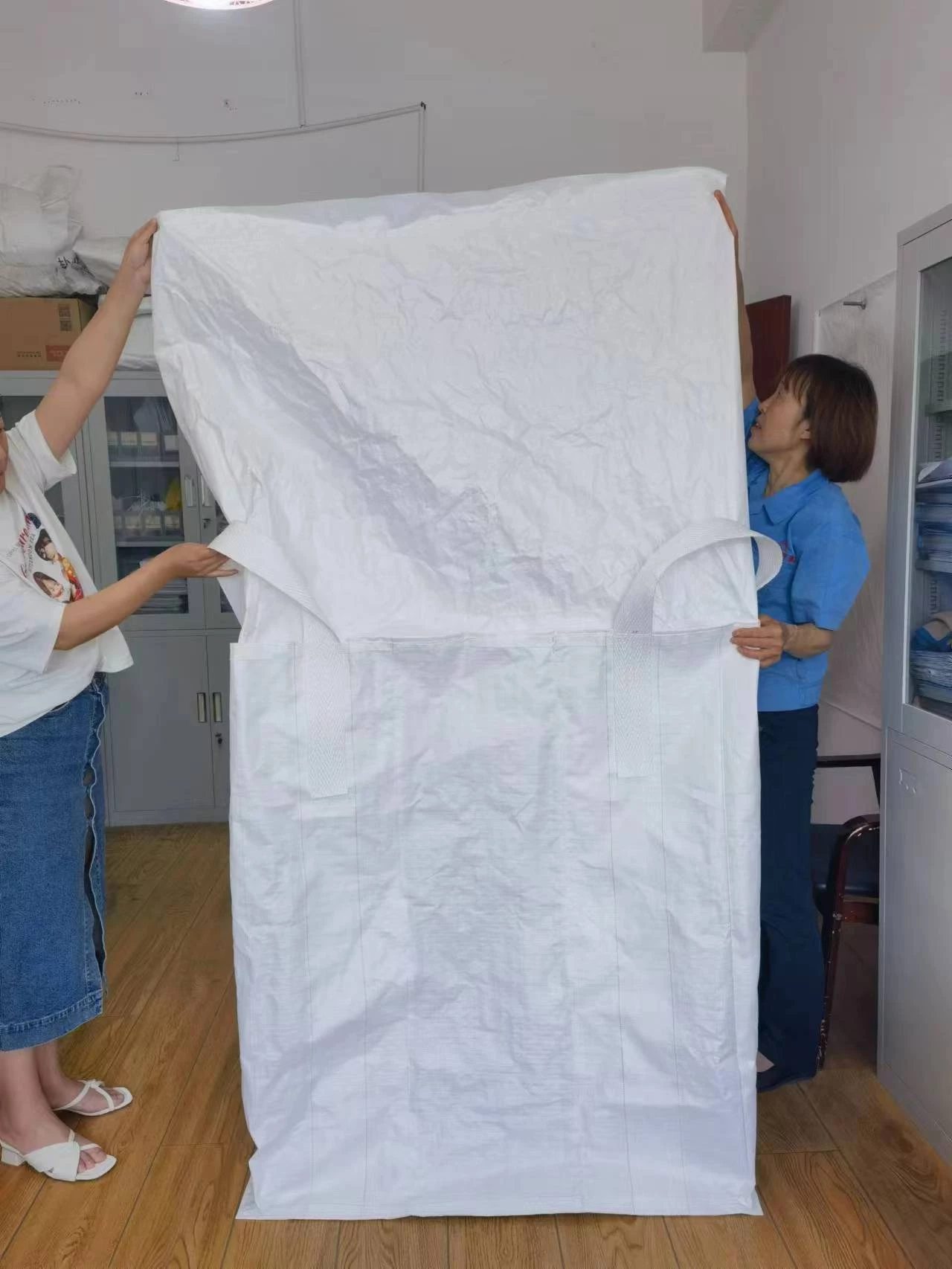 95x95x110 cm Fertilizer Baffle Bag with Skirt Filling Access — detail view 2