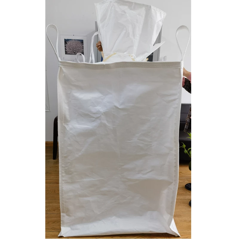 U-Panel Flour Bulk Bag 103 x 103 x 125cm with Spouts — detail view 2