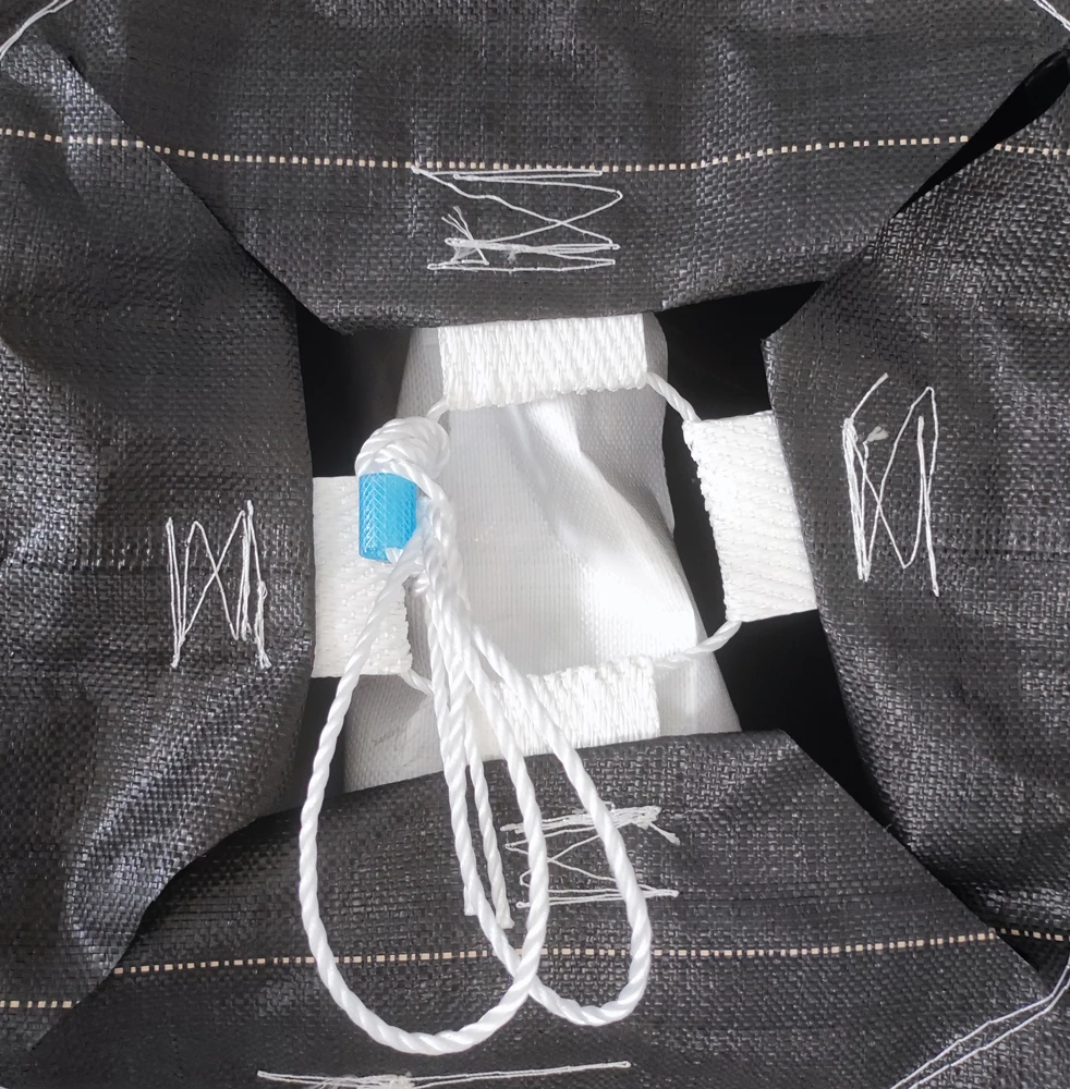 Black Potato Baffle Bag with Customer Logo Printing — detail view 6