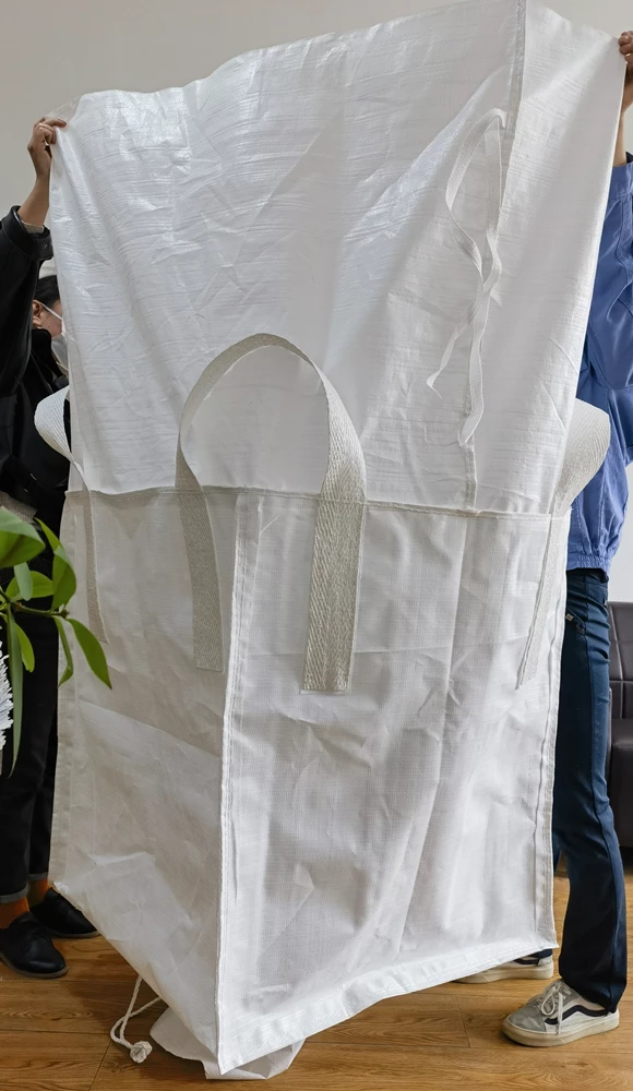 Uncoated Tubular Container Bag 70 x 70 x 80 with Skirt — detail view 3
