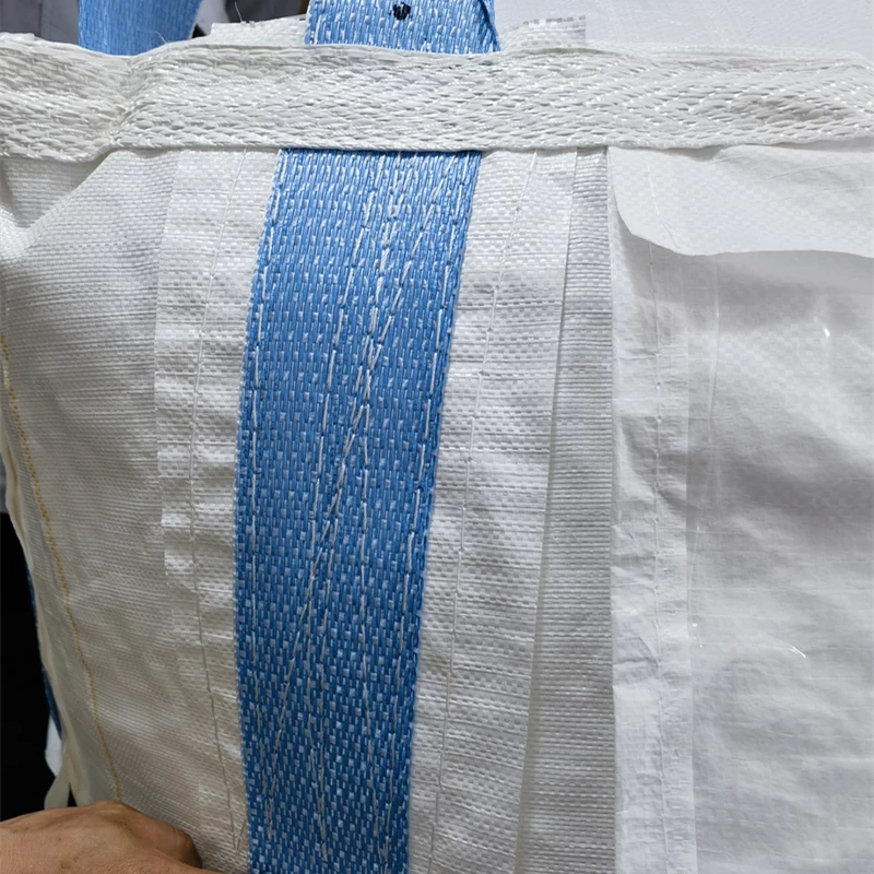 Tubular Kaolin Bulk Bag with Cross-Corner Loops — detail view 3