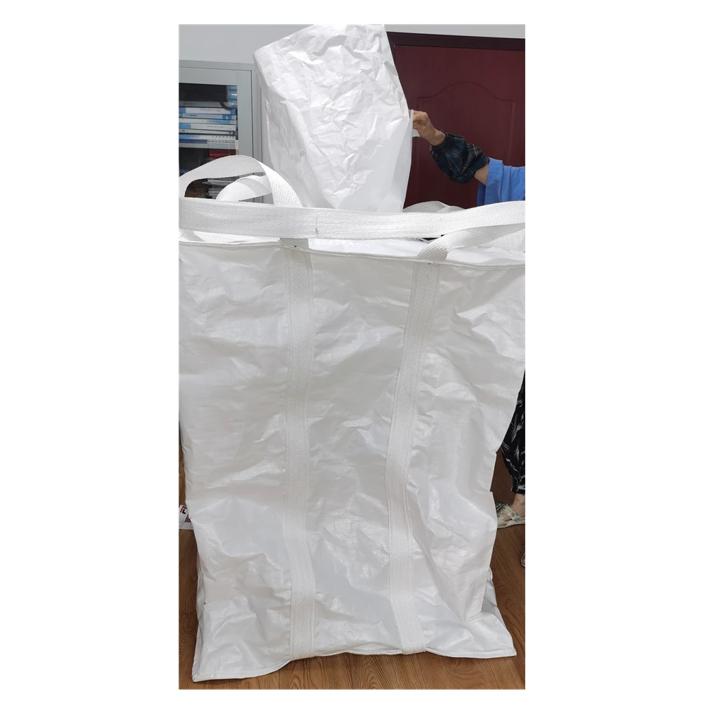 Custom White Baffle FIBC for Cement Transport Packing — detail view 1