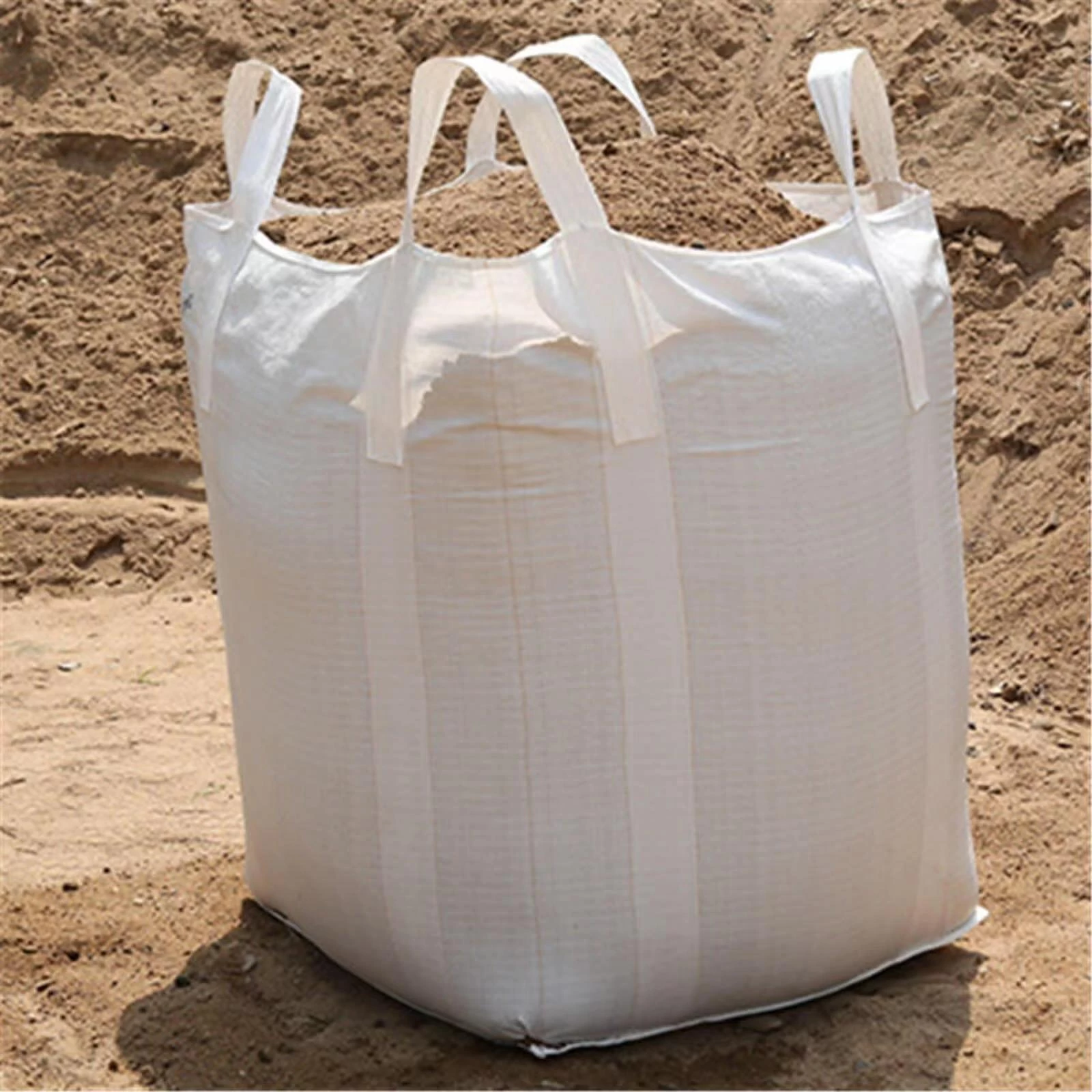 90x90x100 Virgin PP Sand Sack with Tubular Body and Flat Bottom — detail view 4