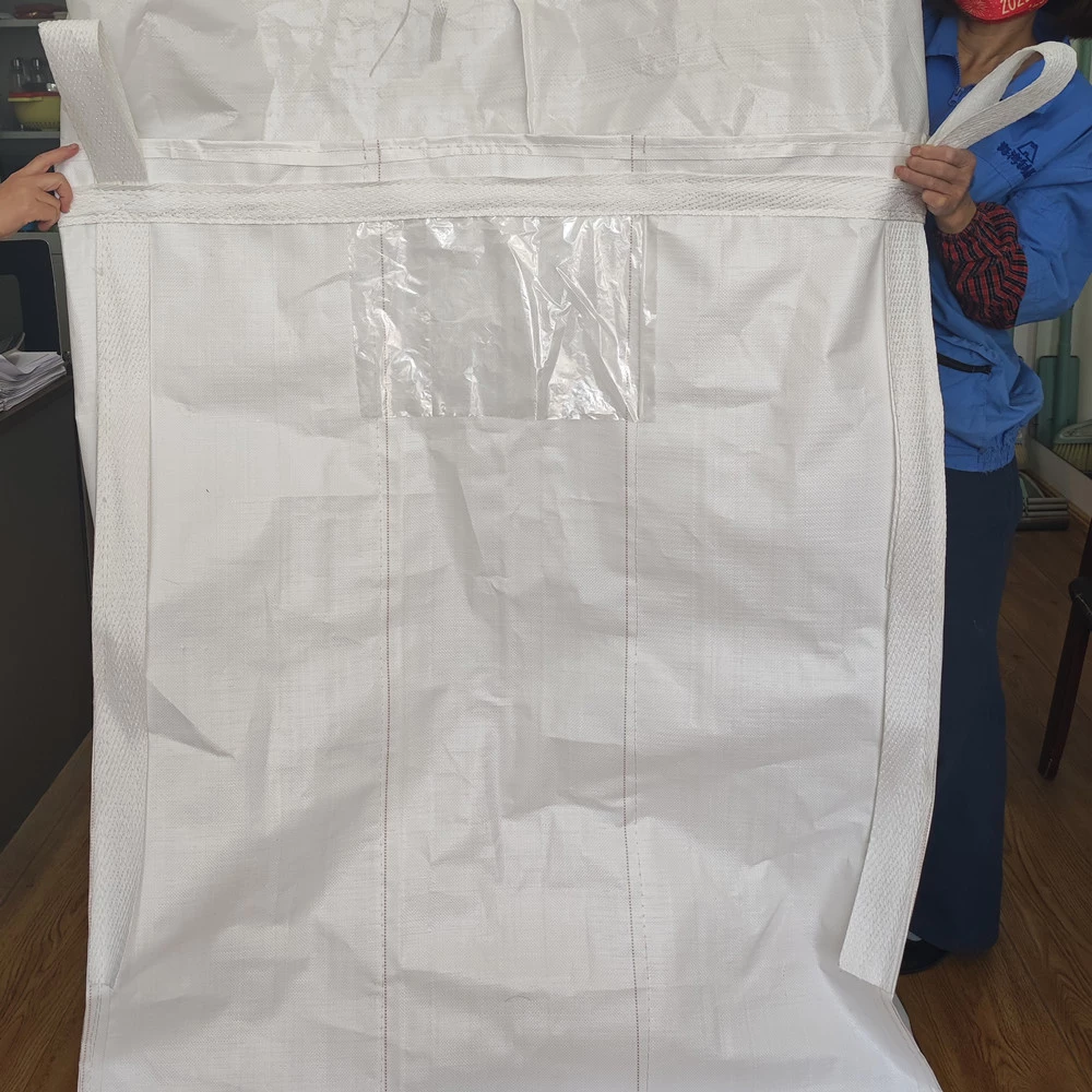 Uncoated U-Panel Baffle FIBC with Side-Seam Loops — detail view 5