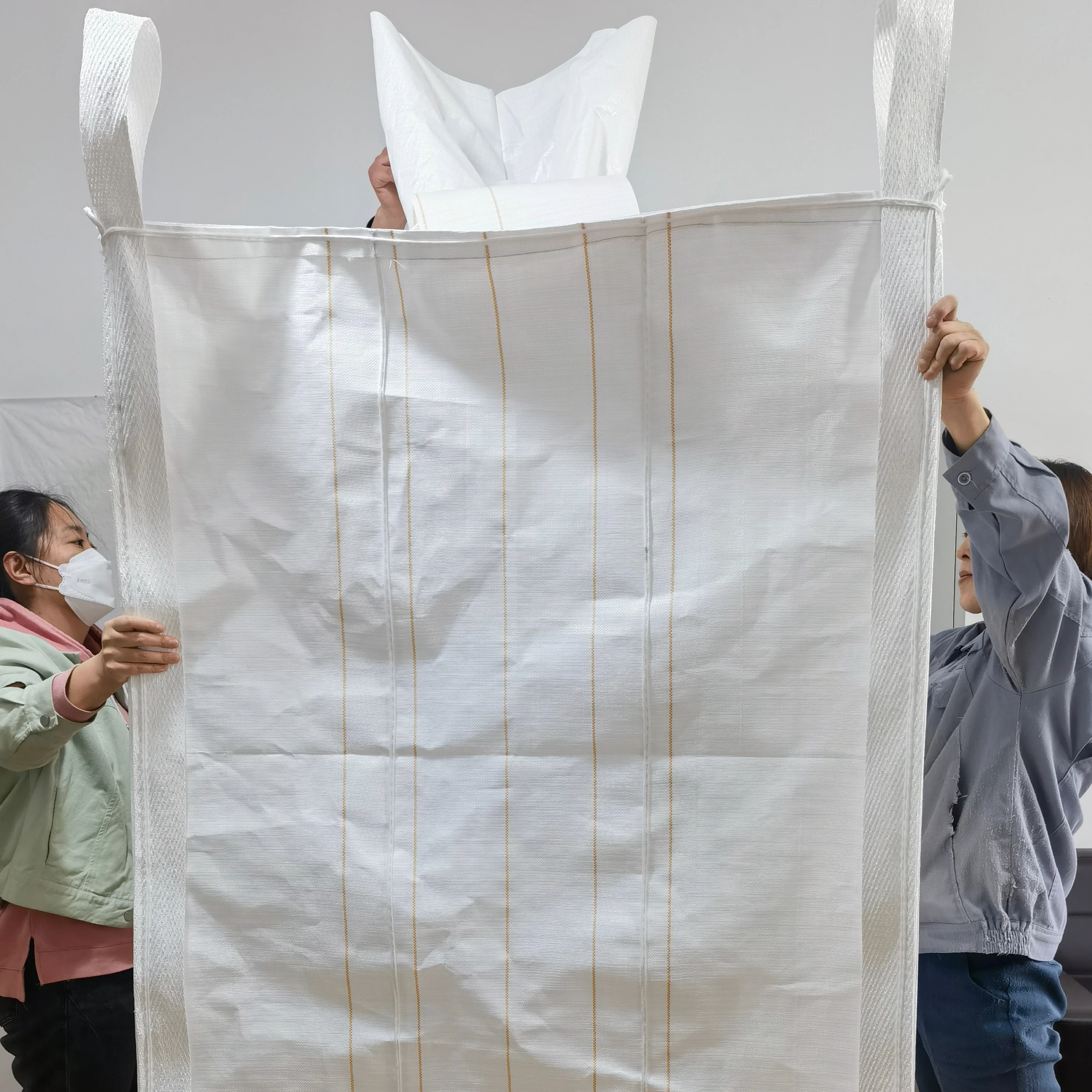 95 × 95 × 130 Baffle Jumbo Bag with Offset Printing — detail view 1