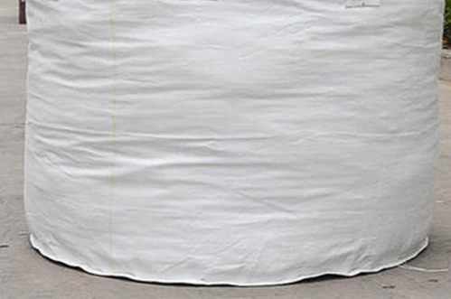 Uncoated Tubular Bag with Safety Stitching and Open Top — detail view 6
