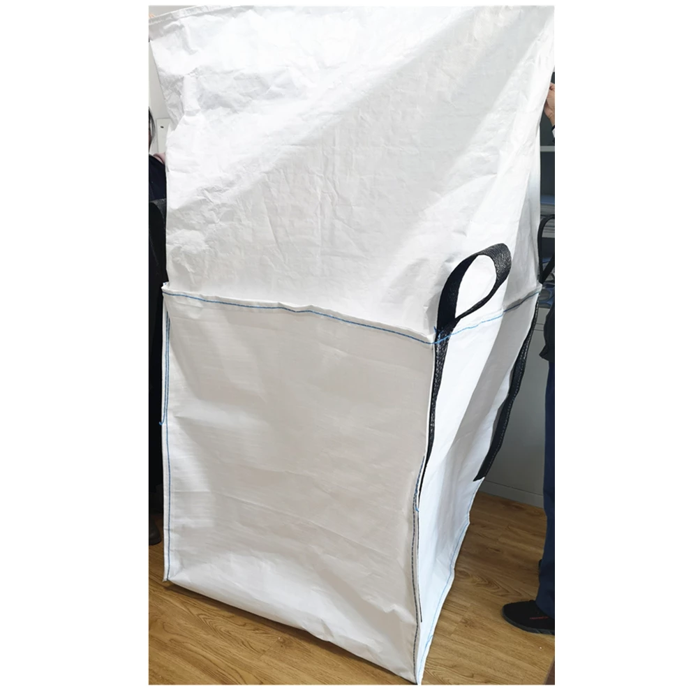 Skirt-Top U-Panel Construction Bag with Bottom Discharge — detail view 1