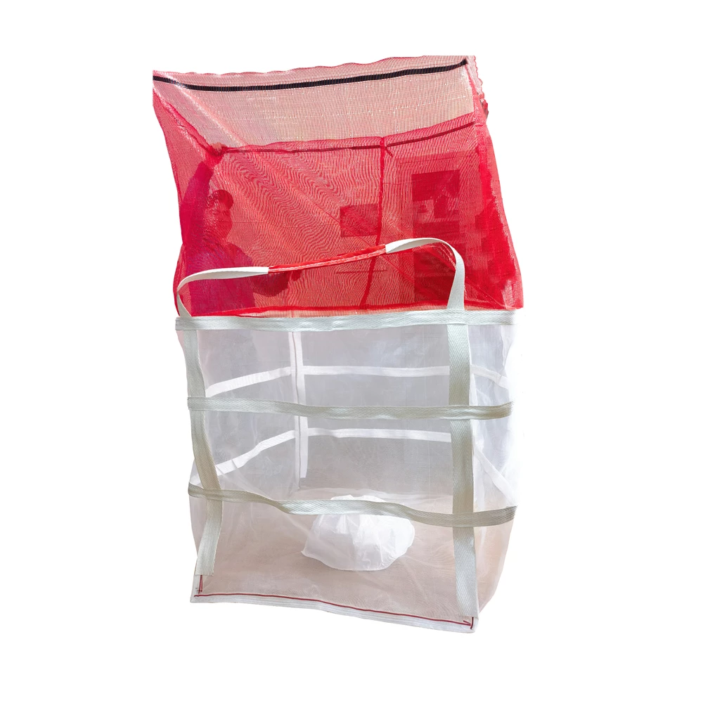 Duffle-Top Breathable Potato Bulk Bag with Discharge Spout — detail view 6