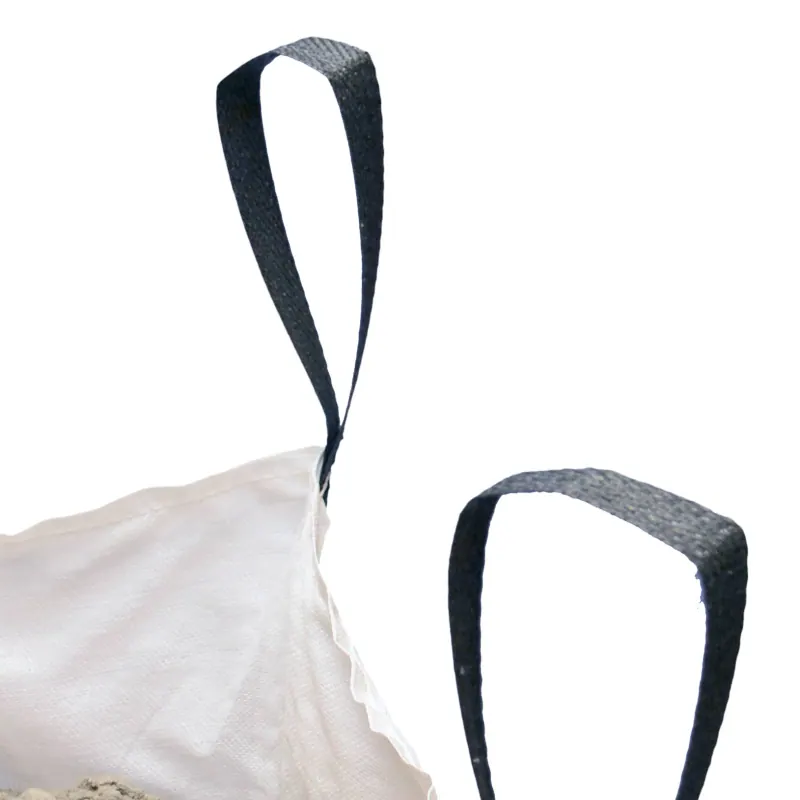 White U-Panel Sand FIBC with Open Top and Flat Base — detail view 5