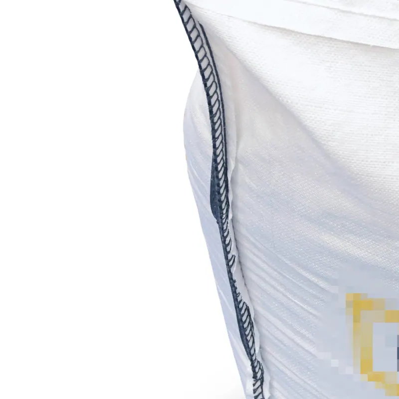 White U-Panel Sand FIBC with Open Top and Flat Base — detail view 6