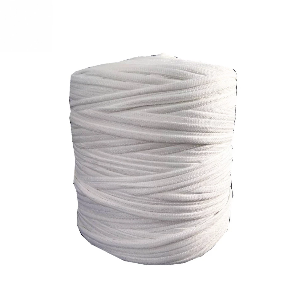 8 mm White Woven Filler Cord for Bulk Bag Seams — detail view 4