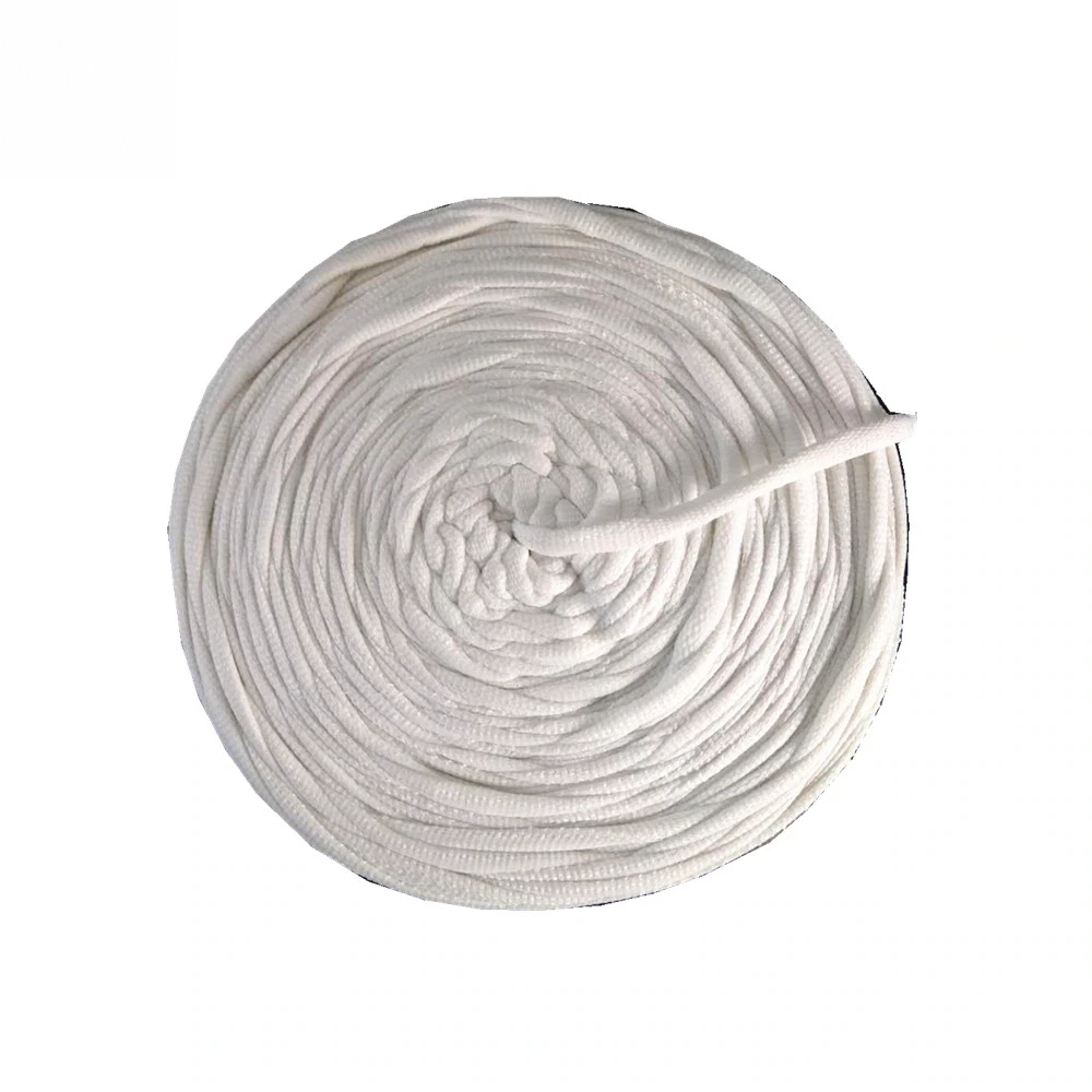 8 mm White Woven Filler Cord for Bulk Bag Seams — detail view 2
